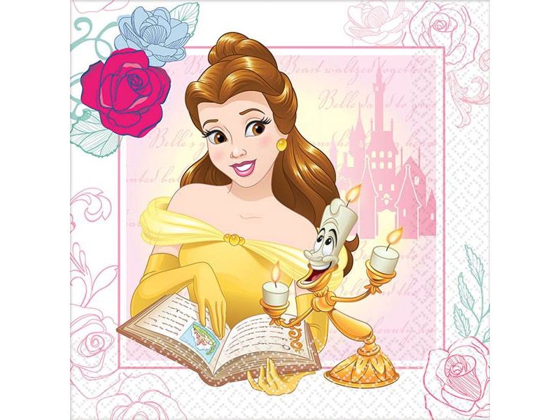Disney Beauty And The Beast Luncheon Napkins