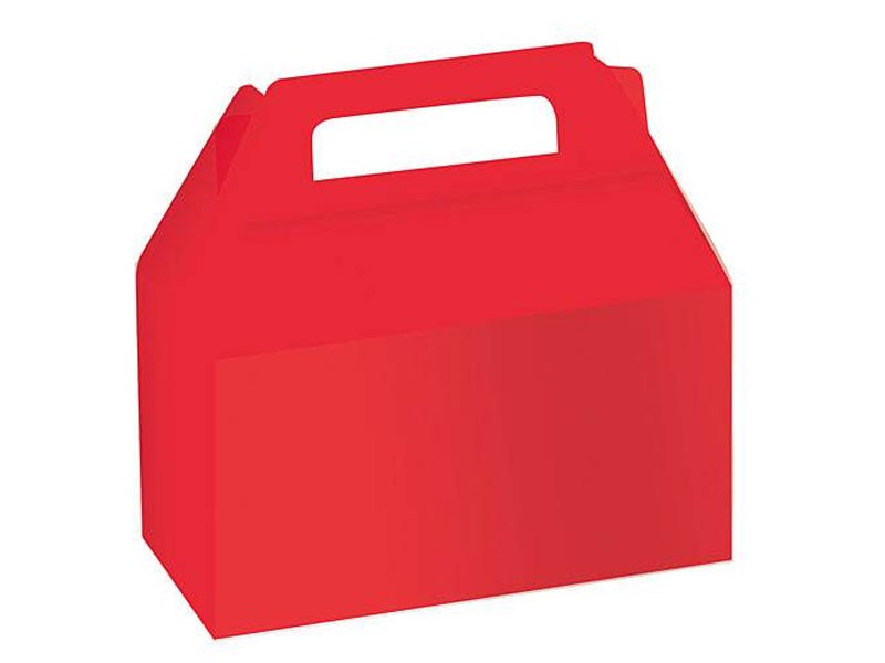 Red Gable Favor Box