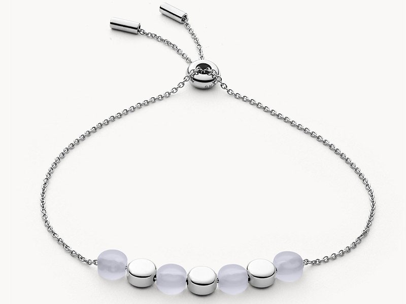 Skagen Denmark Ellen Silver-Tone Stainless Steel Bracelet For Women