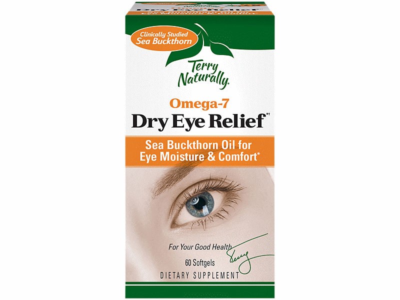 Omega-7 Dry Eye Relief with Sea Buckthorn Supports Eye Moisture & Comfort