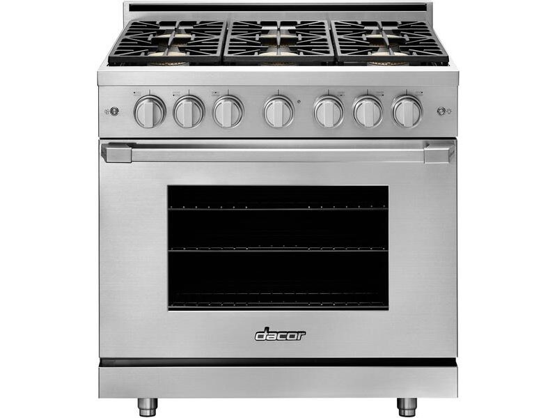 Dacor Freestanding All Gas Range With Natural Gas 6 Sealed Burners