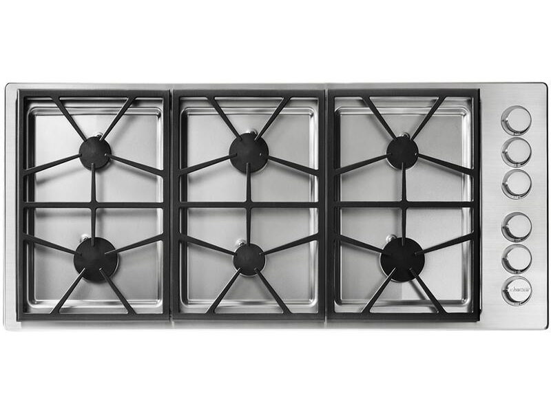 Dacor Professional Series 46 Inch Natural Gas Cooktop with 6 Sealed Burners