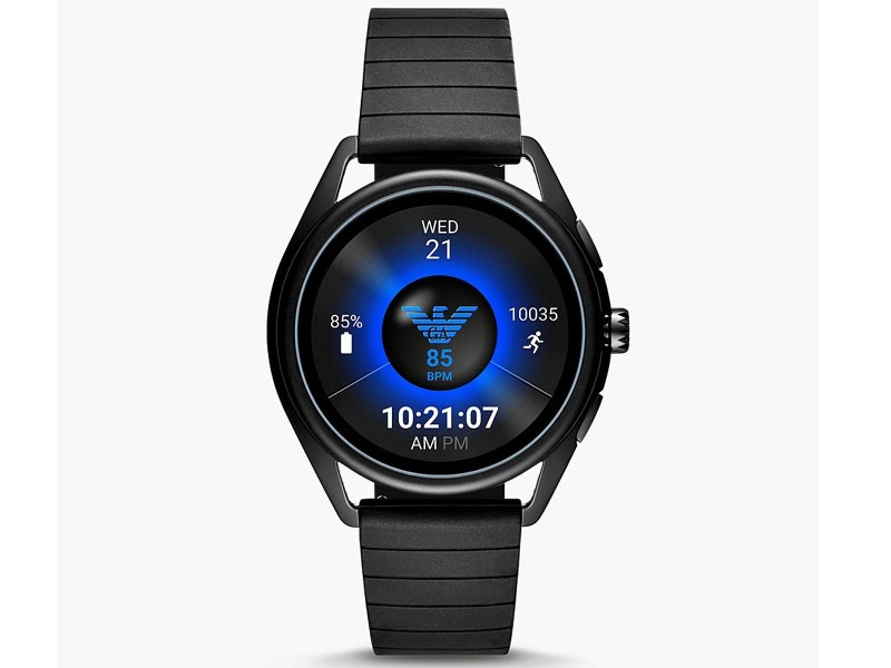 Emporio Armani Smartwatch Black Rubber