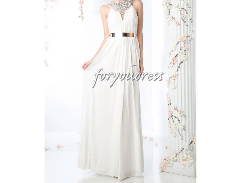 Cinderella Divine Beaded Jewel Shirred Cutout A Line Dress For Women