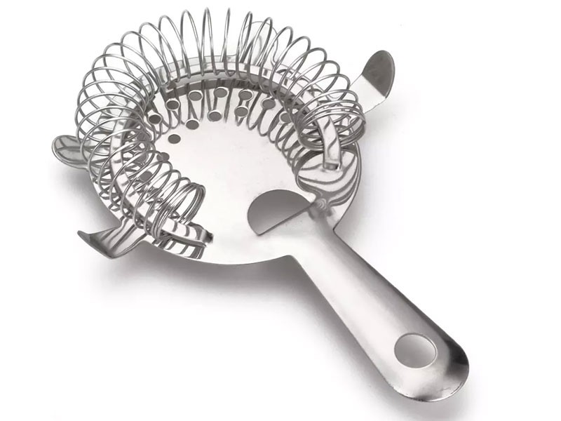 Tablecraft S209 Stainless Steel 4 Prong Bar Strainer