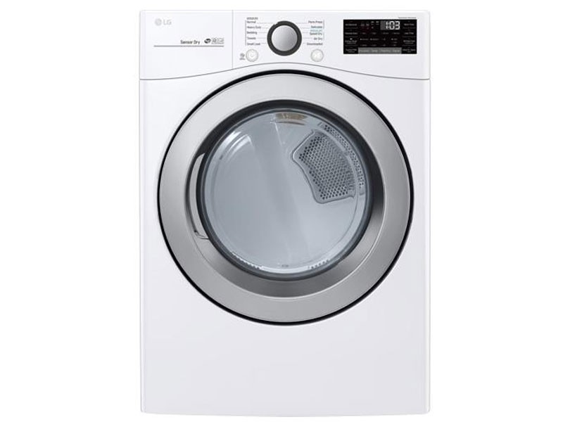 LG 7.4 CuFt Ultra Large Capacity Smart Wi-Fi Enabled Electric Dryer