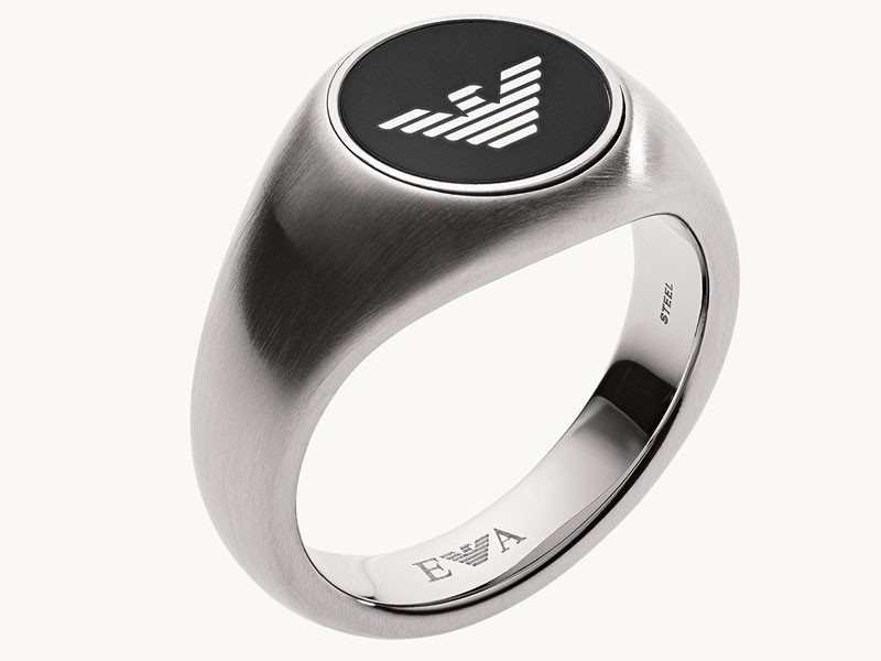 Emporio Armani Men's Stainless Steel Ring