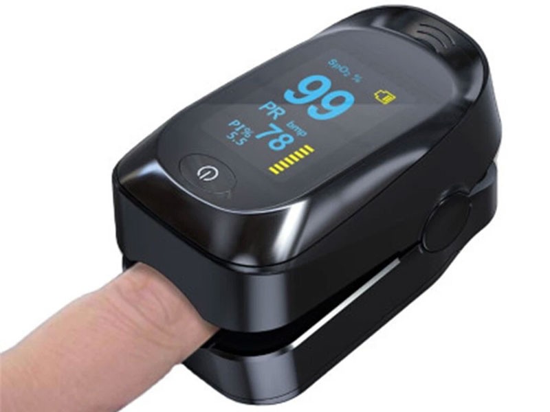 Boxym Finger Pulse Oximeter Heart Rate Monitor OLED Blood Oxygen Saturation