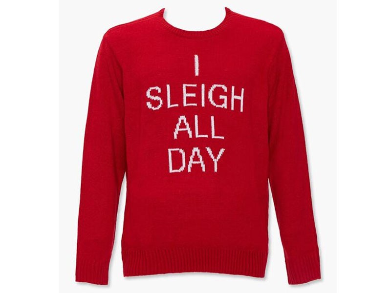 Sleigh All Day Graphic Knit Sweater For Women