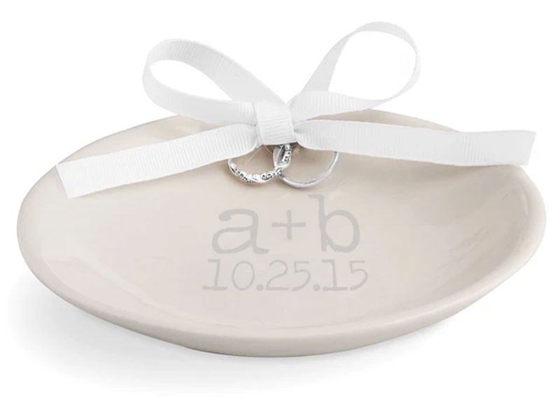Personalized Keepsake Wedding Ring Dish