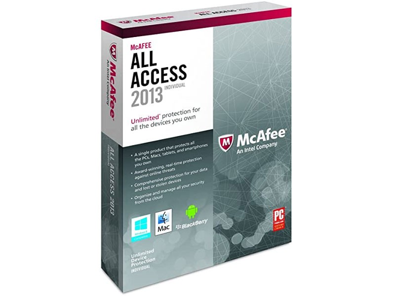 McAfee AAI13EMB1RAA All Access Individual 2013 For Windows
