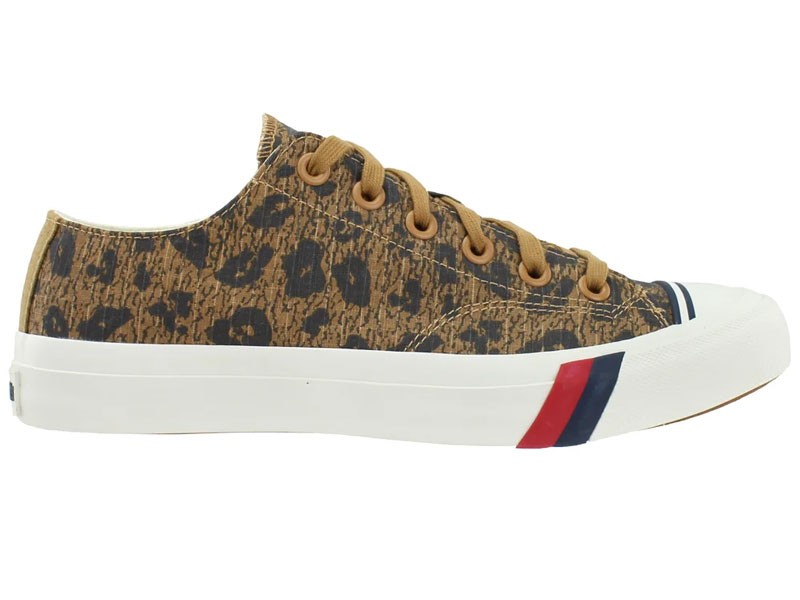 Pro-Keds Royal Lo Ripstop Leopard Lace Up Sneakers For Women