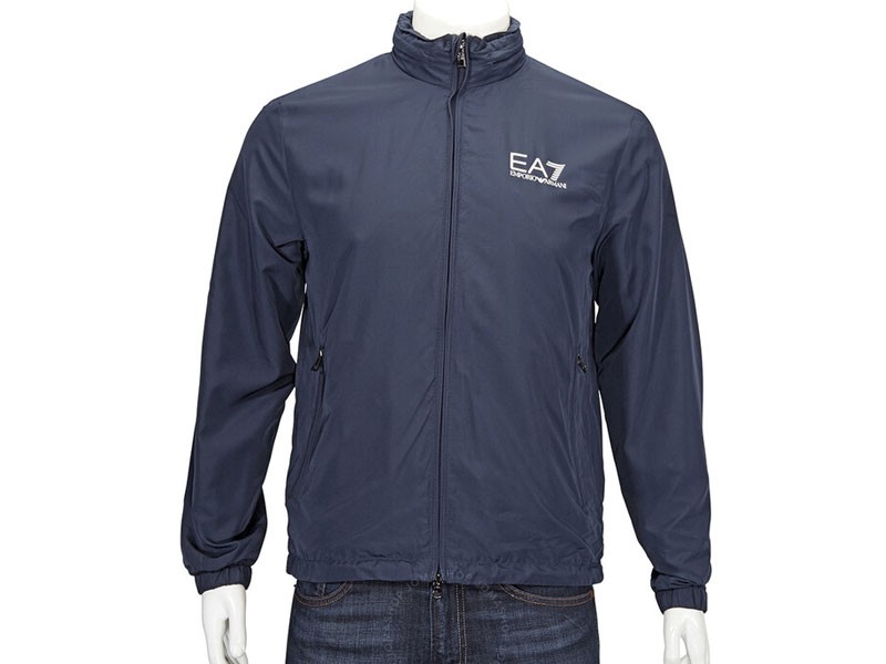 Emporio Armani Men's EA7 Logo Jacket In Dark