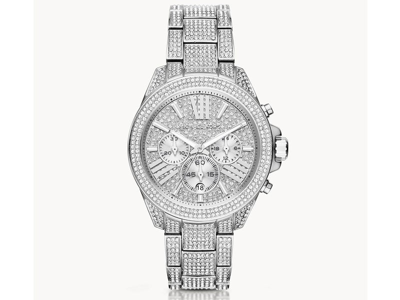 Women's Michael Kors Wren Chronograph Stainless Steel Watch