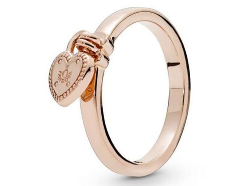 Pandora Rose Love Lock Ring For Women