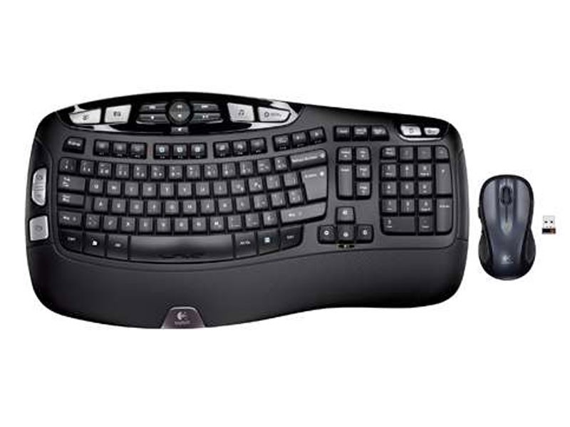Logitech Wireless Wave Combo Layout Keyboard And Laser Mouse