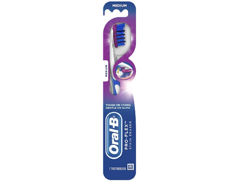 Oral-B Pro-Flex Stain Eraser Manual Toothbrush Medium