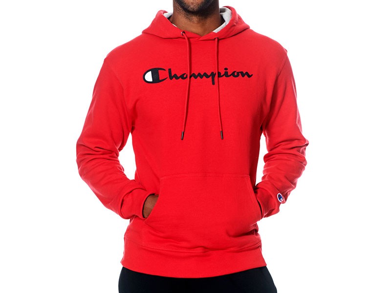 Men's Champion Graphic Powerblend Pullover Hoodie Sweatshirt