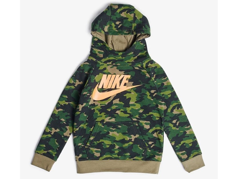 Nike Boy's Camo Pullover Hoodie