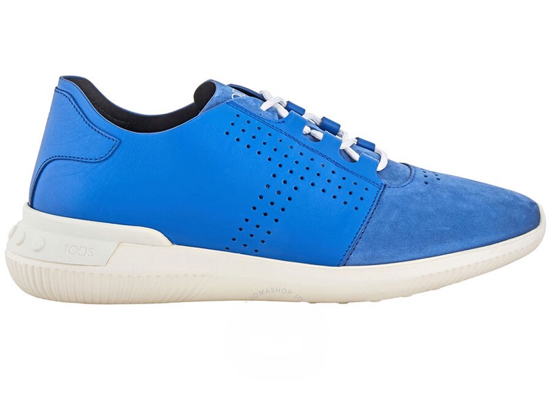 Tod's Men's NO_Code Blue Leather Sneakers