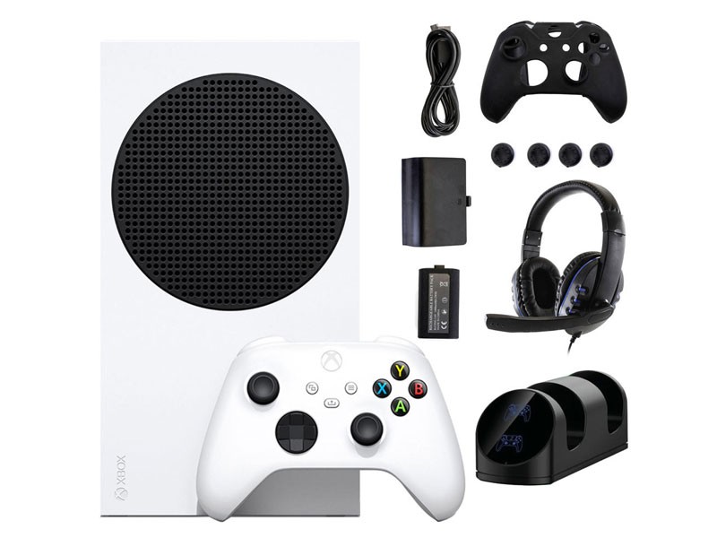 Microsoft Xbox Series S 512 GB All-Digital Console with Accessories Kit