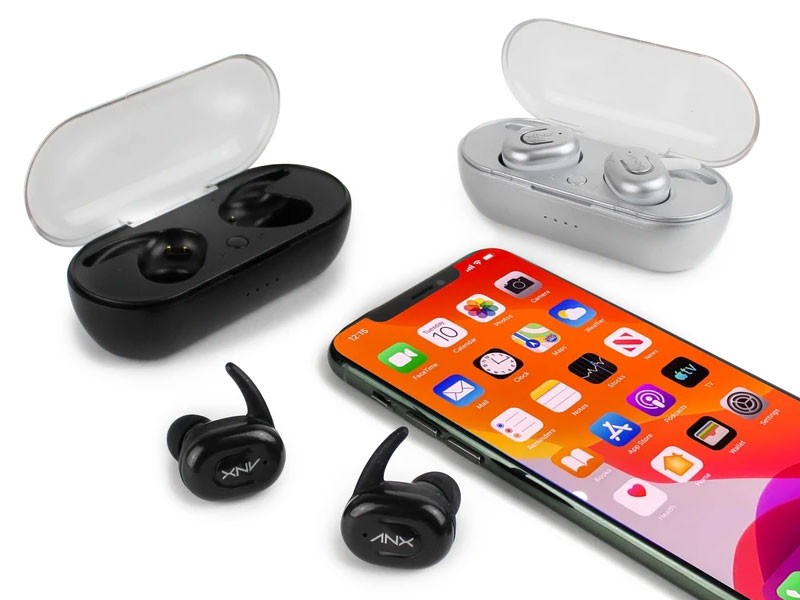 Aduro Sync-Buds True Wireless Earbuds w/ Charging Case Bluetooth 5.0