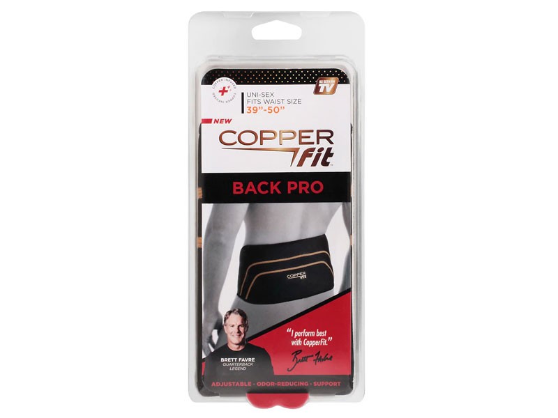 Copper Fit Back Pro Black For Men & Women