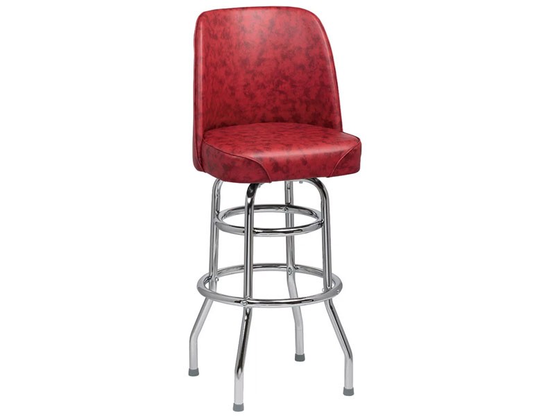Royal Industries ROY 7722 CRM Double Ring Bar Stool