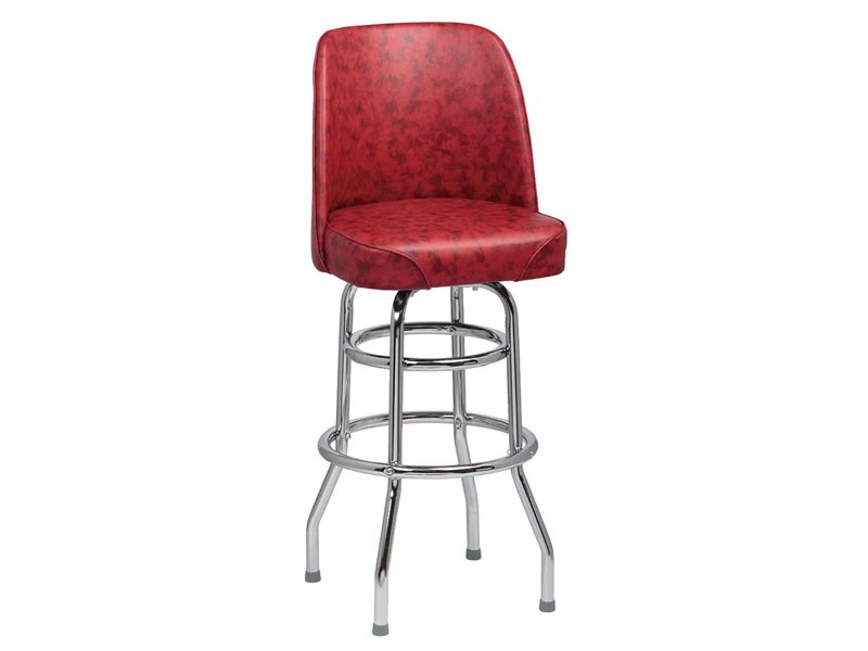 Royal Industries ROY 7722 CRM Double Ring Bar Stool