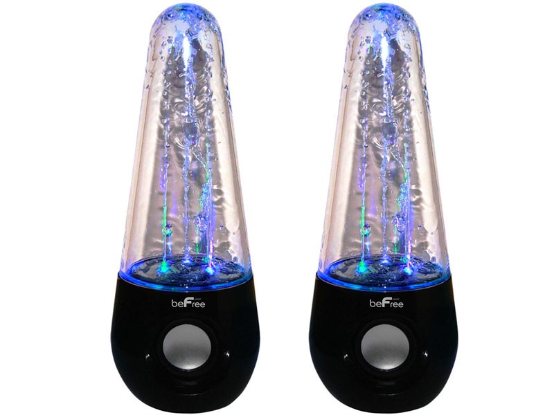 Befree Sound Bluetooth Wireless Multimedia LED Dancing Water Speakers