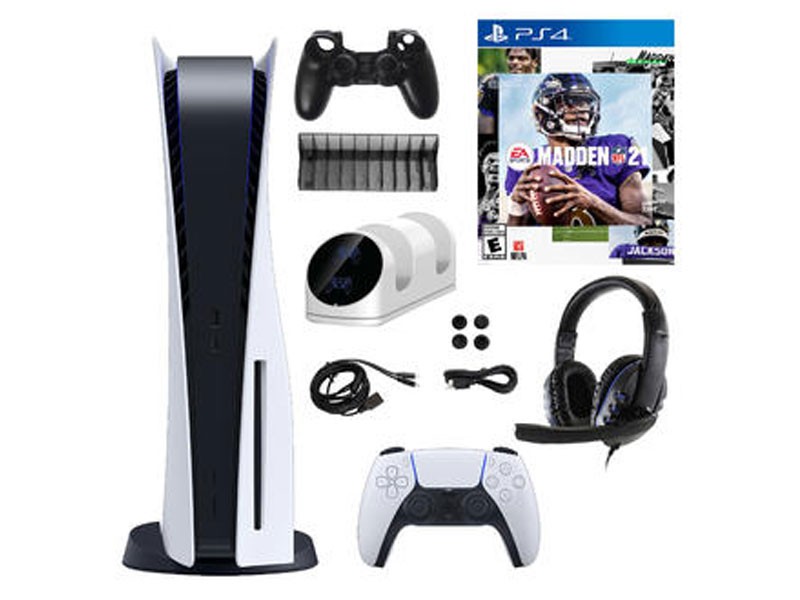 Sony PlayStation 5 With Madden 21 and Accessories Kit