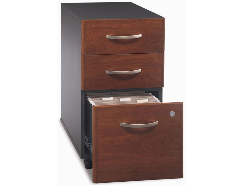 3 Drawer Mobile Vertical File By Bush