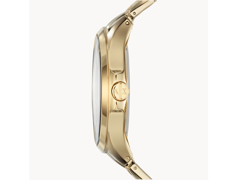 Men's Armani Exchange Multifunction Gold-Tone Stainless Steel Watch