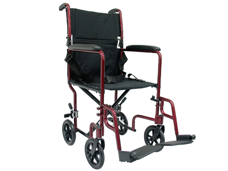 Karman 19 inch Aluminum Lightweight Transport Chair