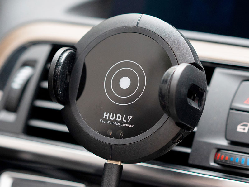 Get Hudly Fast Wireless Car Charger Mount