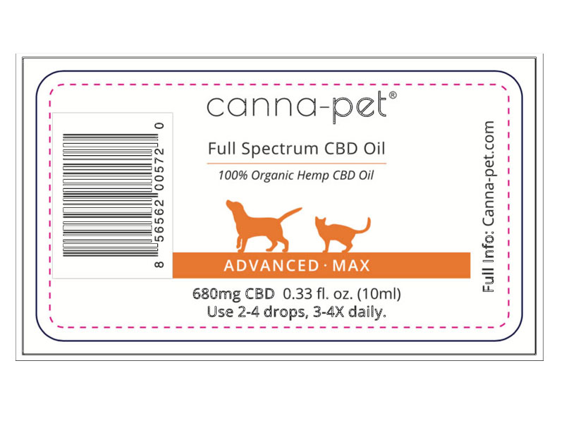 Canna-Pet Advanced MaxCBD Liquid 10ml
