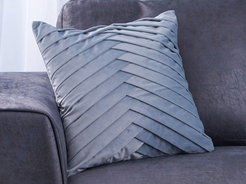 Wally Modern Square Fabric Throw Pillow