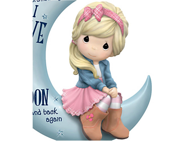 Granddaughter I Love You To The Moon And Back Figurine