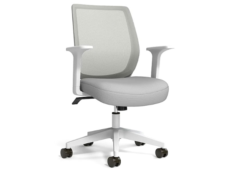 Union & Scale Essentials Mesh Back Fabric Task Chair Gray