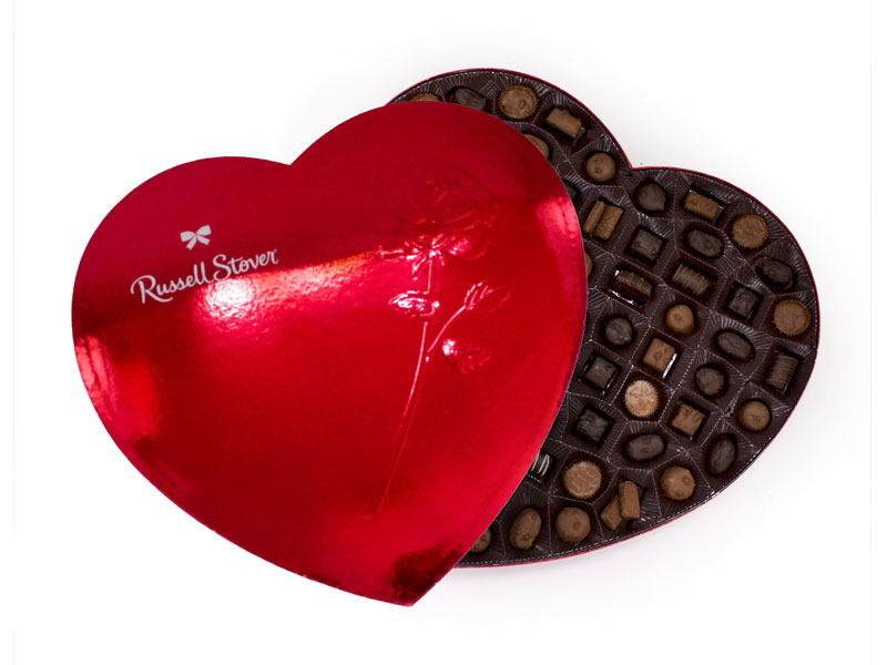 Assorted Chocolate Red Foil Heart 42 oz