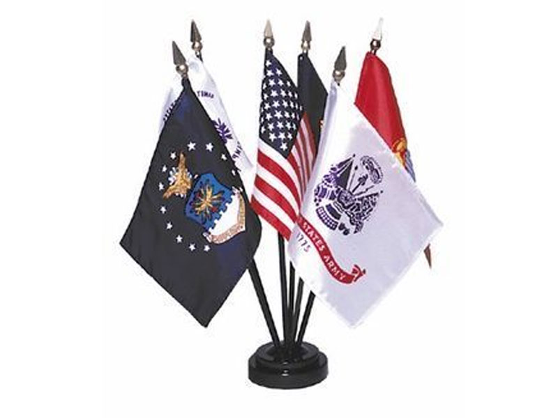 Mounted Armed Forces Flag Set