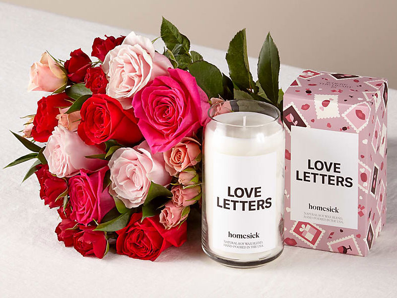 Meant to Be Bouquet And Homesick Candle
