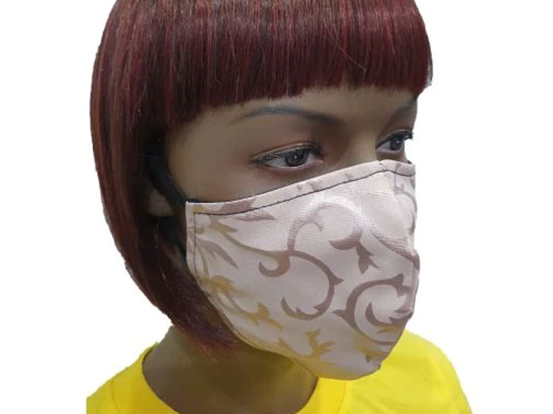 Karto Wear Fancy Cloth Face Mask For Adult Rose Gold