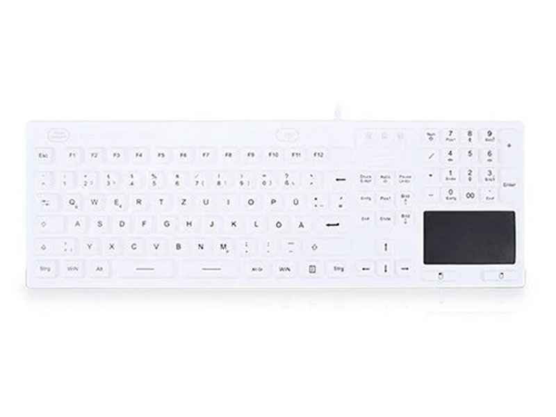 Antibacterial Medical Keyboard With Touchpad
