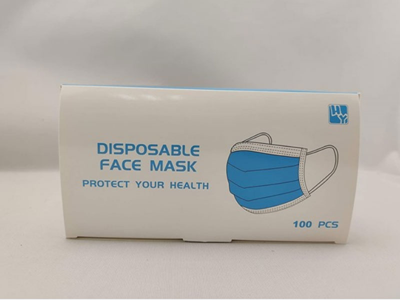 HY 3-Ply Disposable Face Mask Pack Of 100