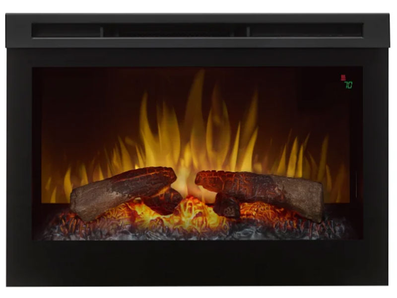 Dimplex 1500 Watt 25 Inch Wide Built-In Vent Free Electric Fireplace
