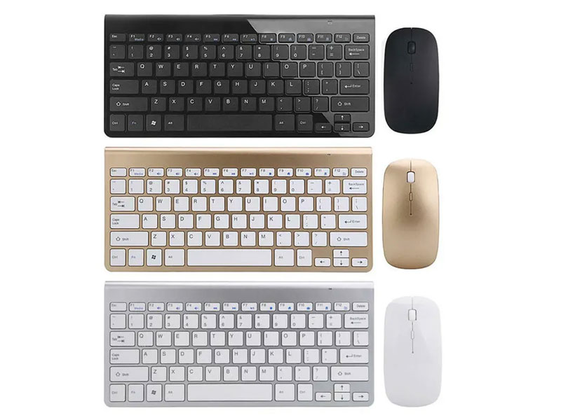 Ultra Thin 2.4GHz Wireless Keyboard & Wireless Mouse