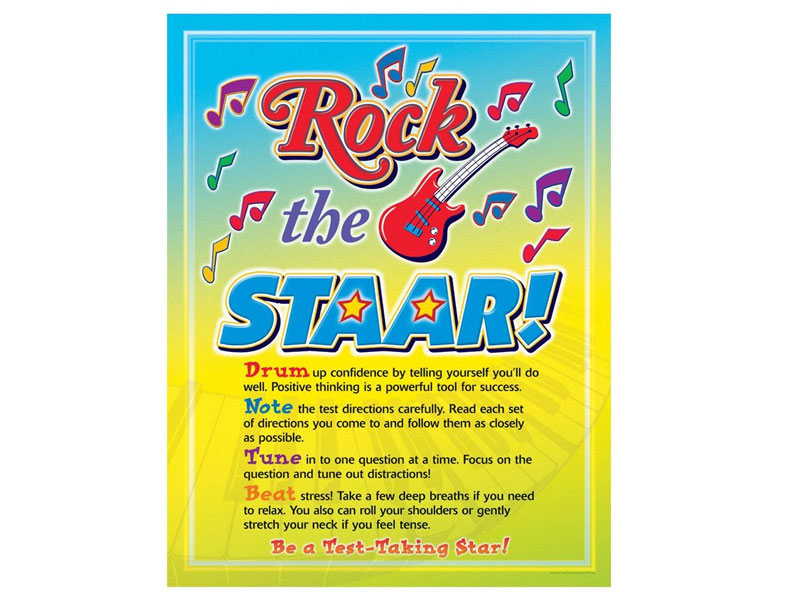 Rock The Staar Premium Full-Color Poster Pack of 5