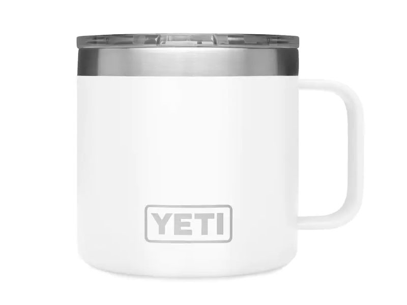 Yeti Rambler 14-fl oz Stainless Steel Mug White