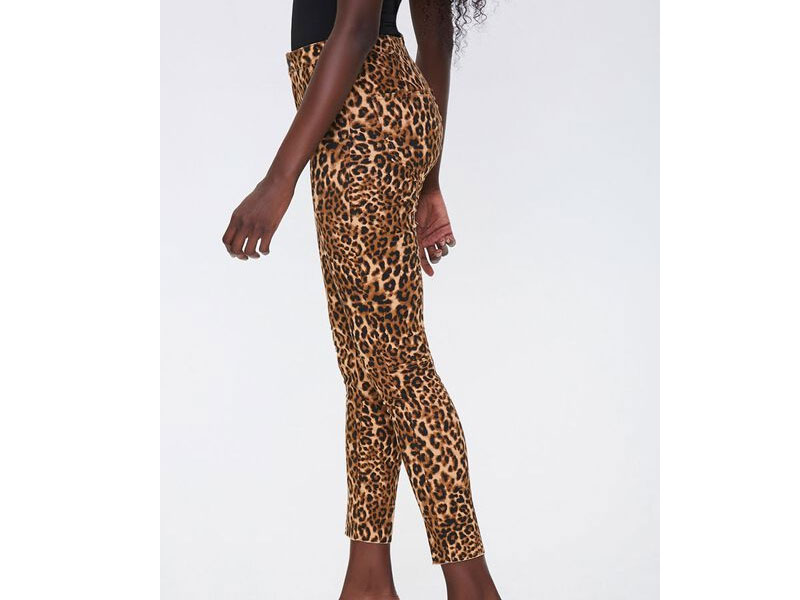 Women's Leopard Print Skinny Jeans